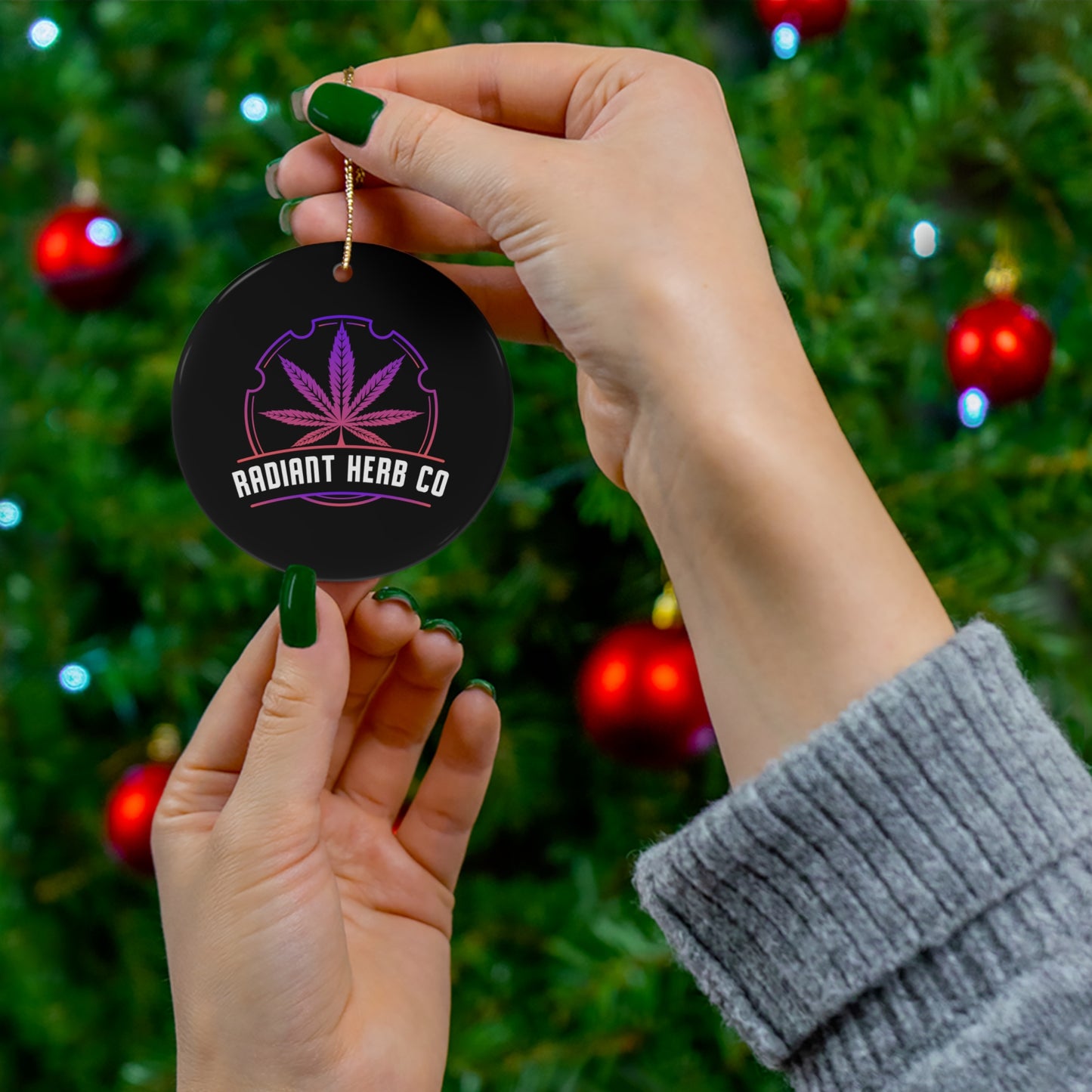 Ceramic Ornament, 4 Shapes